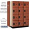 Salsbury Industries 4 Tier Designer Locker, 54"Wx76"Hx18"D, 12 Door, Cherry 18-24368CHE - alternate 7